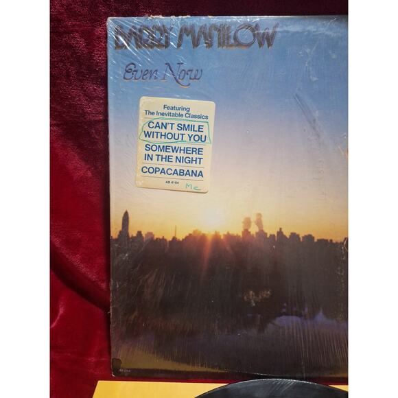 Barry Manilow – Even Now LP (1978 Arista AB 4164, VG+/EX, Shrink, Insert) - Picture 2 of 10